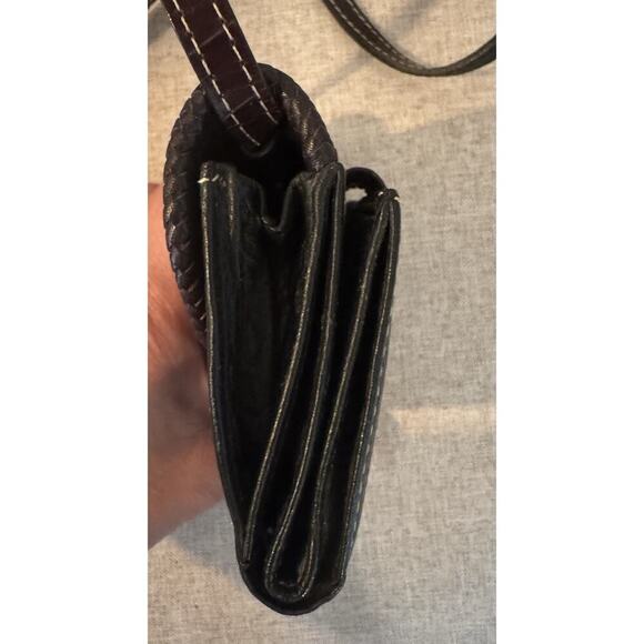 Brighton Leather Heart Wallet Organizer Crossbody Bag - Picture 6 of 10